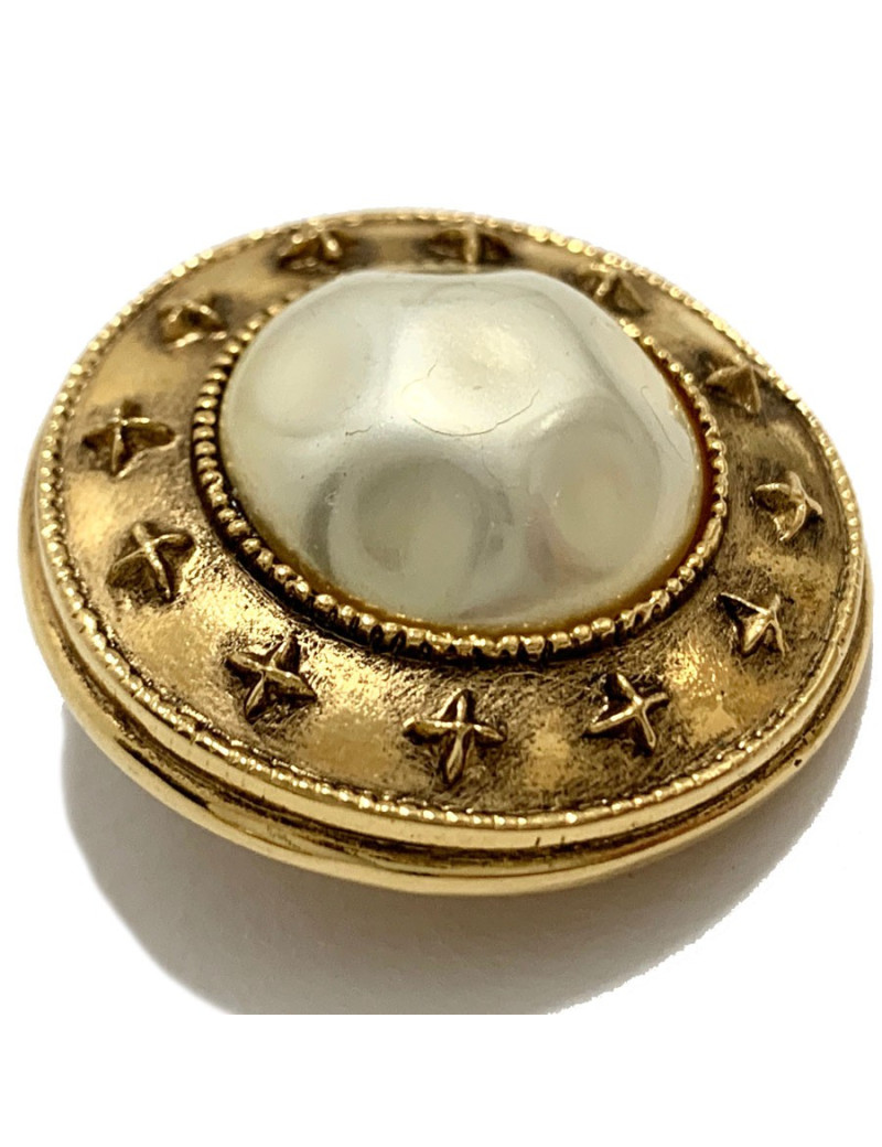 Boucles d'oreille clips CHANEL 80'