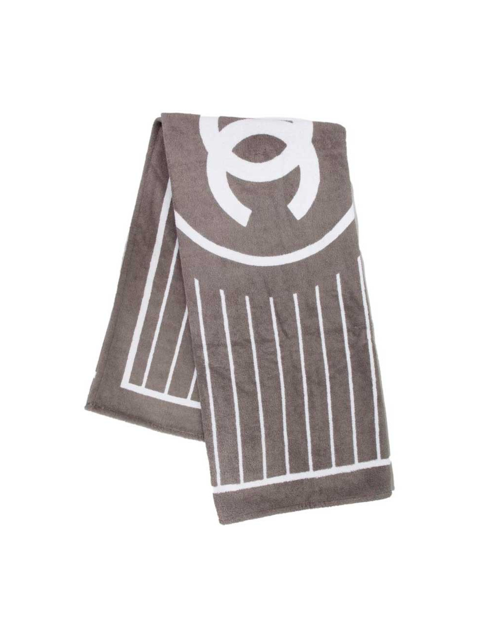 Serviette de plage marron