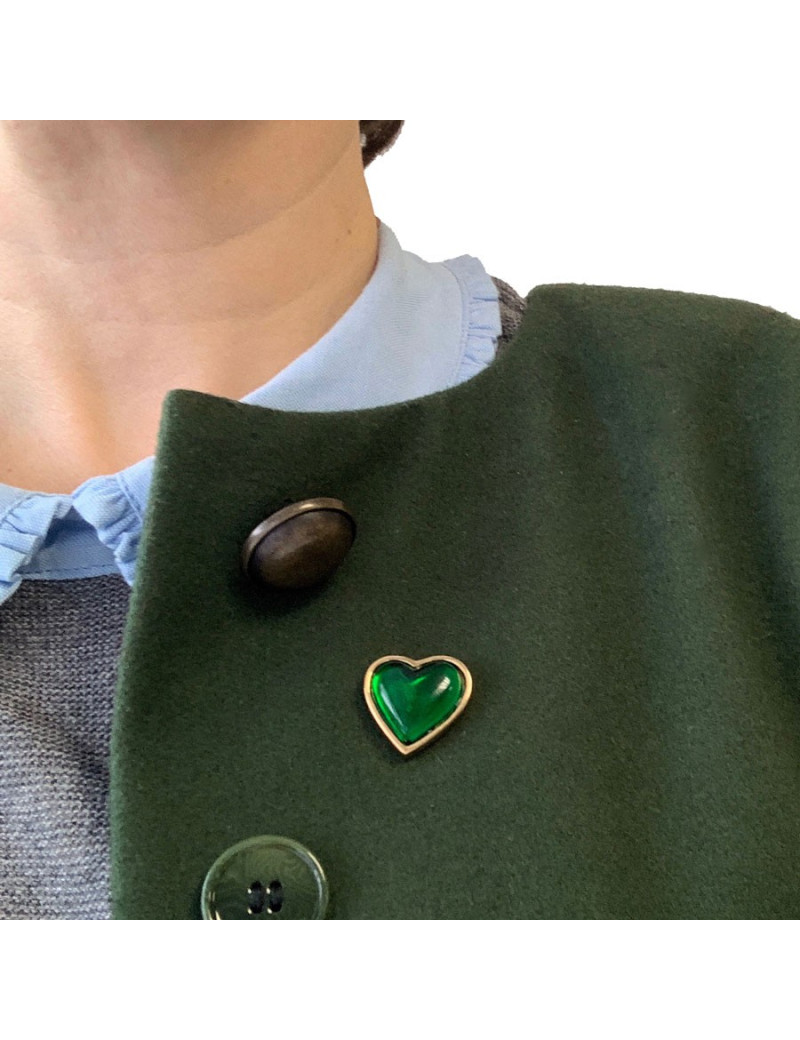 Pin's YSL SAINT LAURENT éméraude