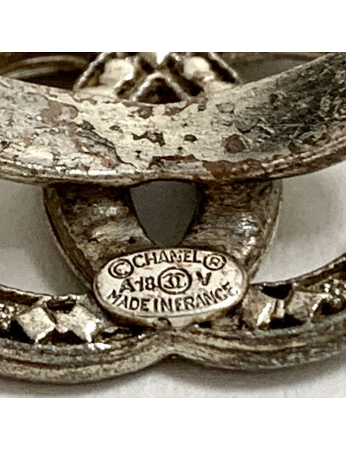 Bague CHANEL CC argent