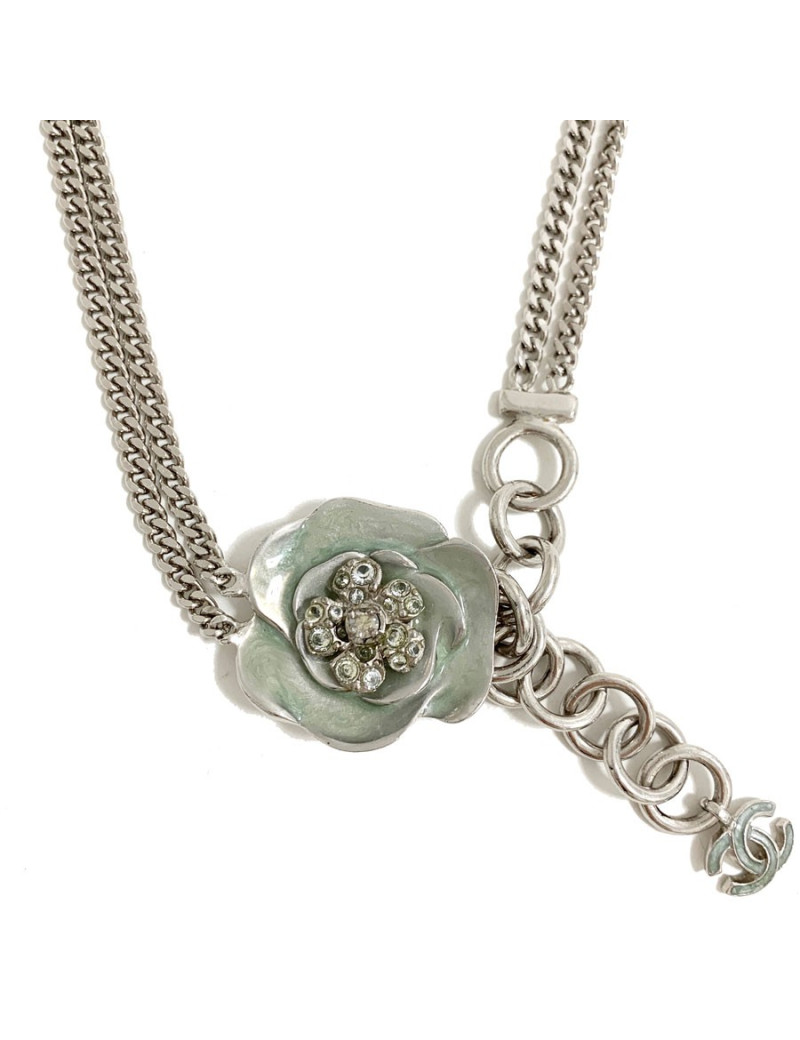 Ceinture CHANEL métal argent