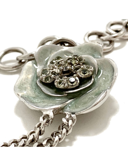 Ceinture CHANEL métal argent