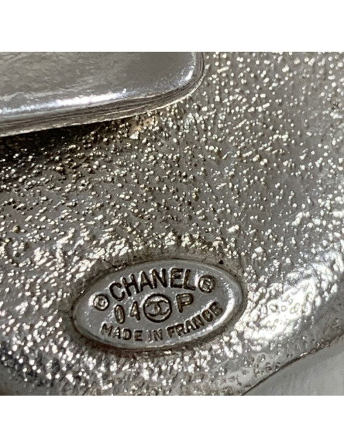 Ceinture CHANEL métal argent