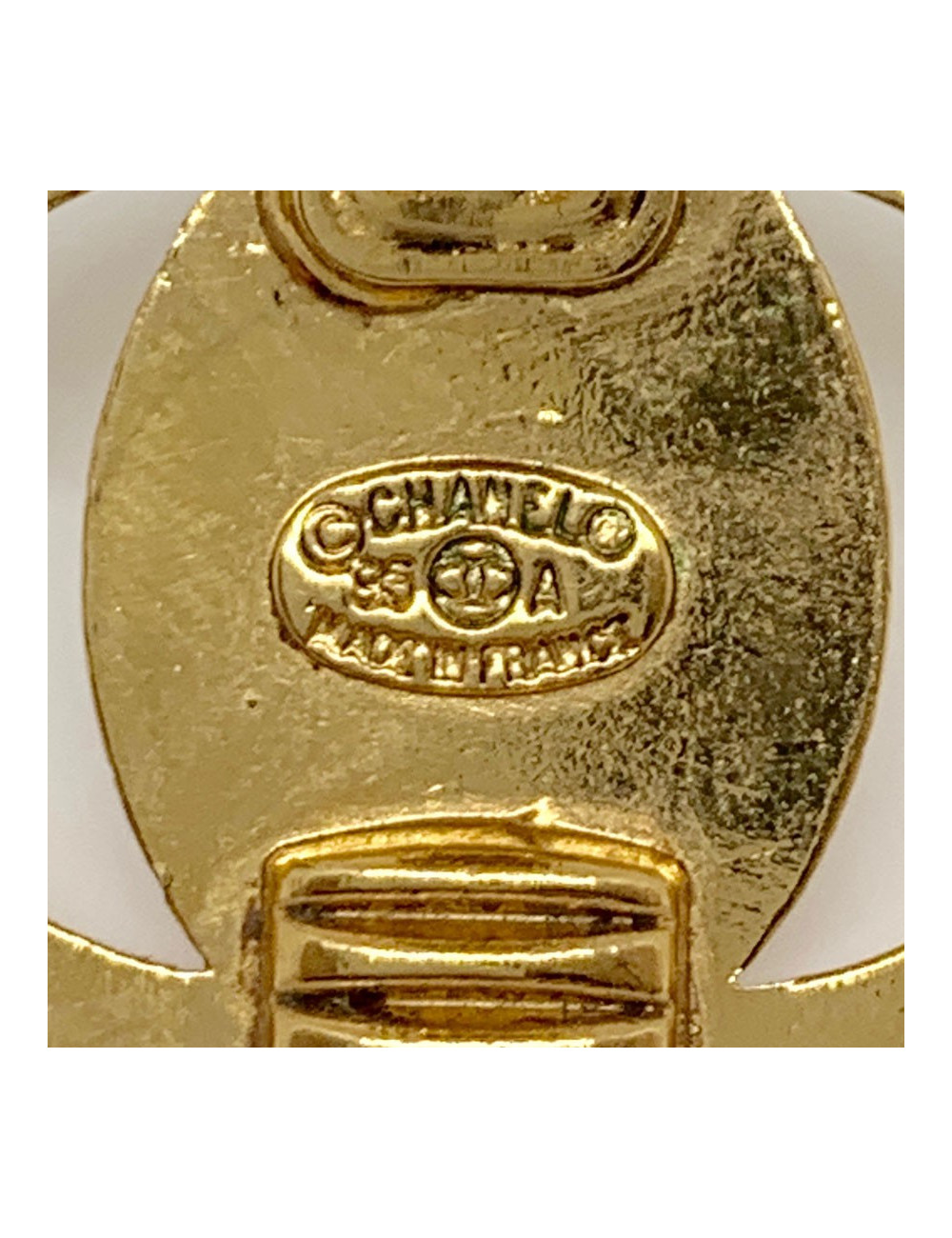 Parure CHANEL collier et boucles d'oreille clips Vintage