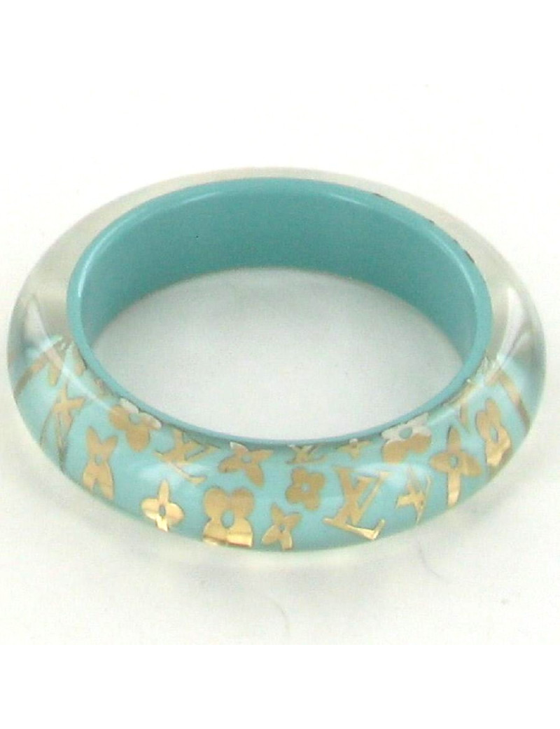 Bracelet en résine LOUIS VUITTON turquoise