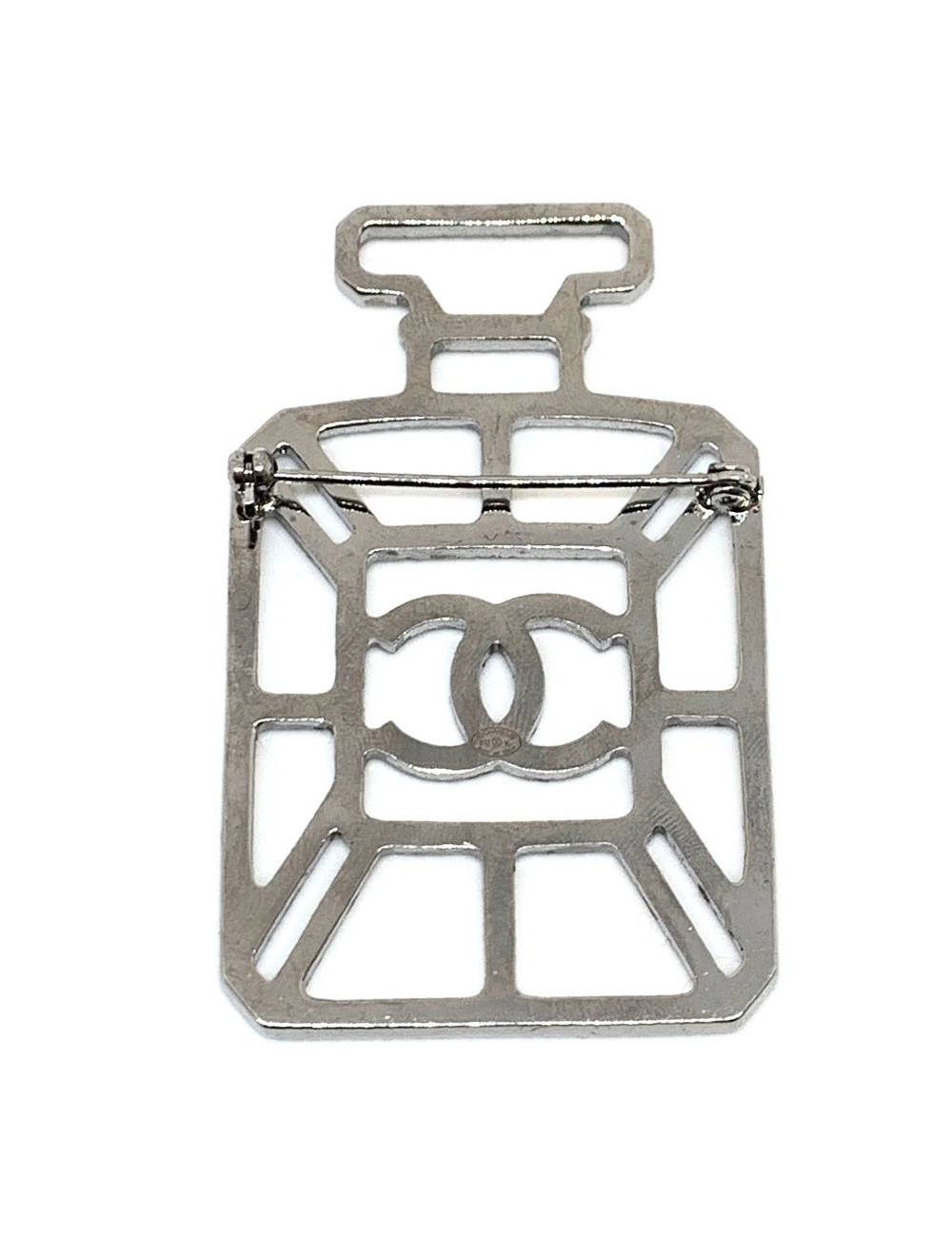 Broche CHANEL bouteille strass