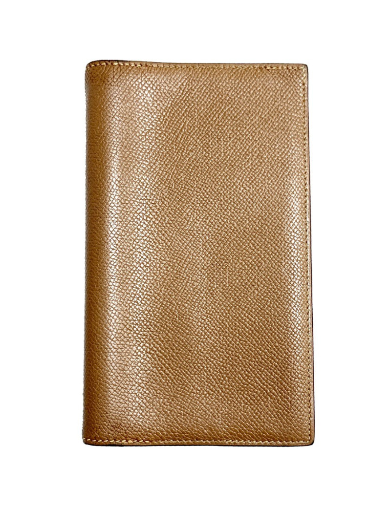 Porte Agenda HERMES cuir de veau epsom gold