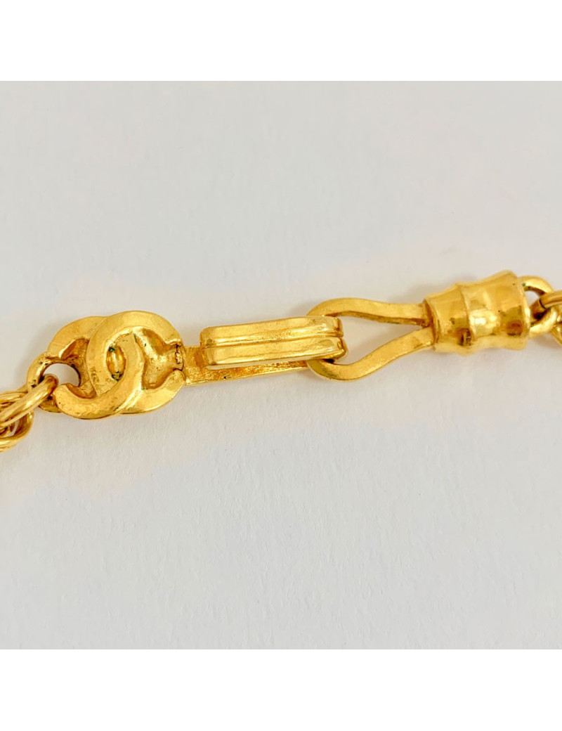 Sautoir medaillon nacré CHANEL