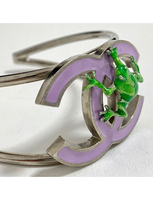 Bracelet CHANEL grenouille verte