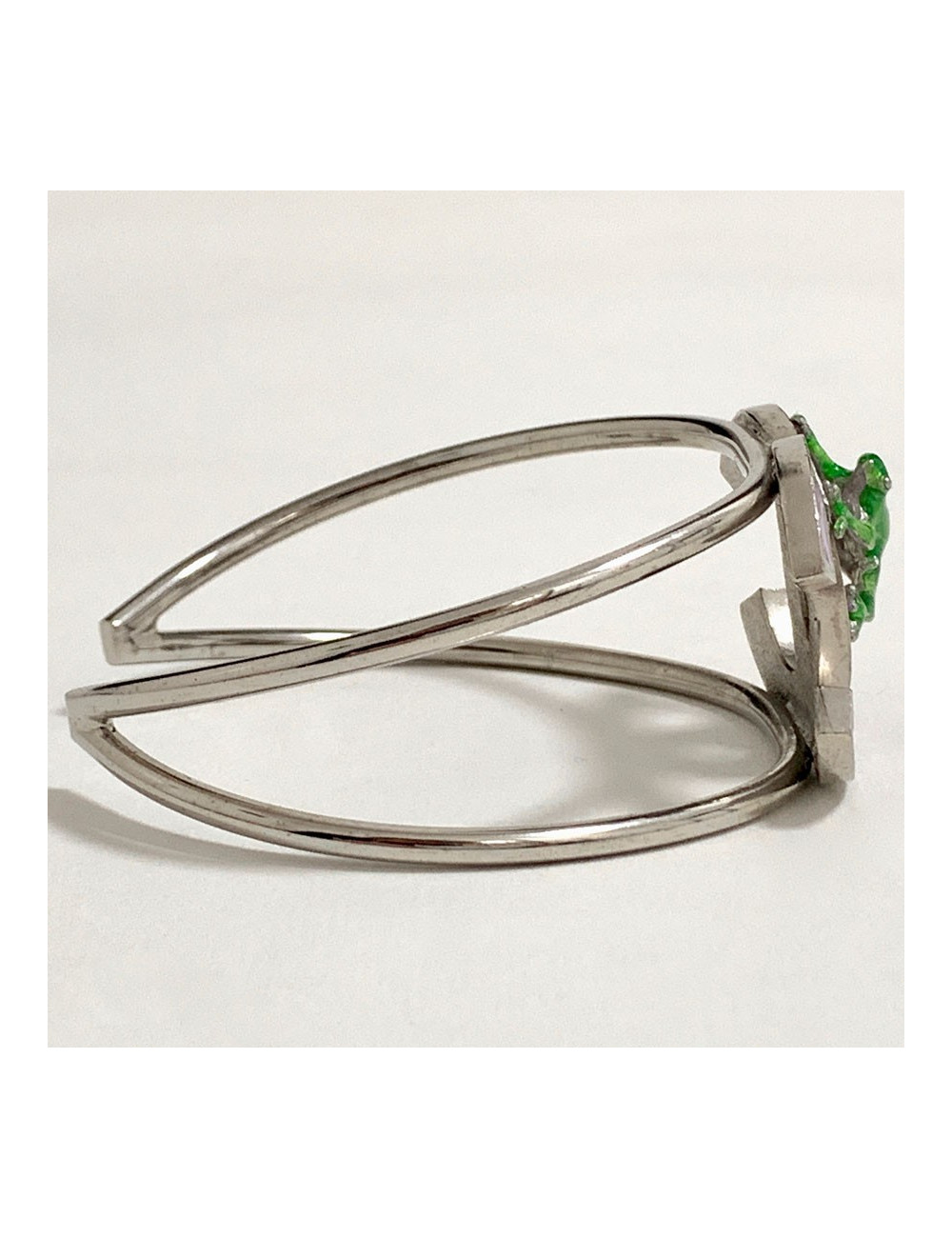 Bracelet CHANEL grenouille verte