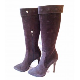 CESARE PACIOTTI boots with heels in suede Brown T 39