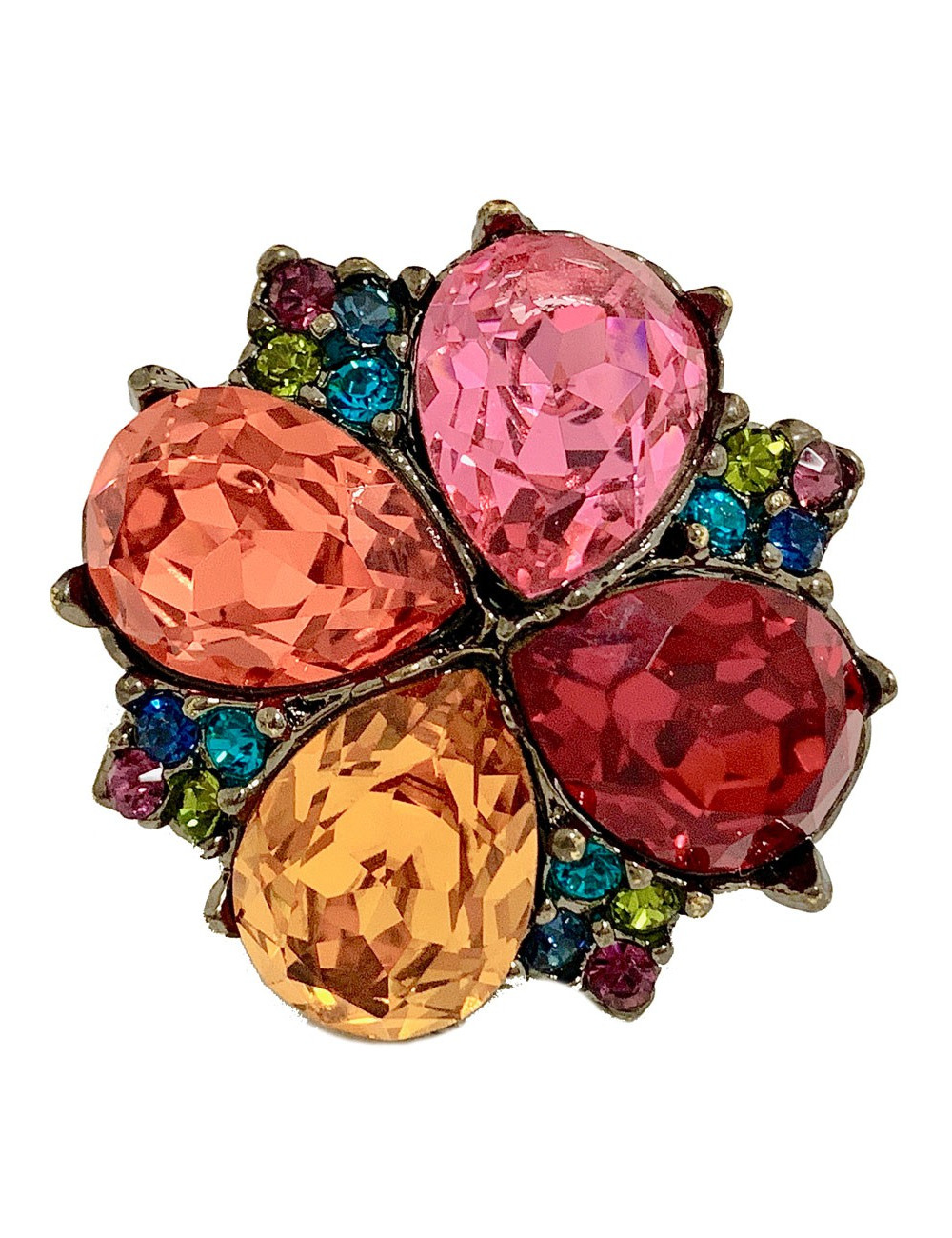 Bague sertie de brillants YSL SAINT LAURENT