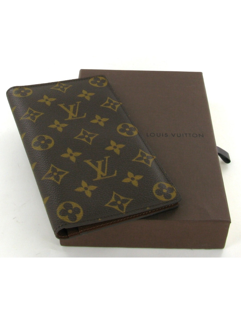 Porte-chéquier LOUIS VUITTON et carte de crédits monogramme grand modèle 