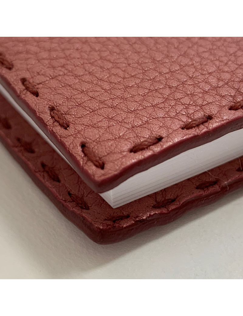 Carnet cuir FENDI rose