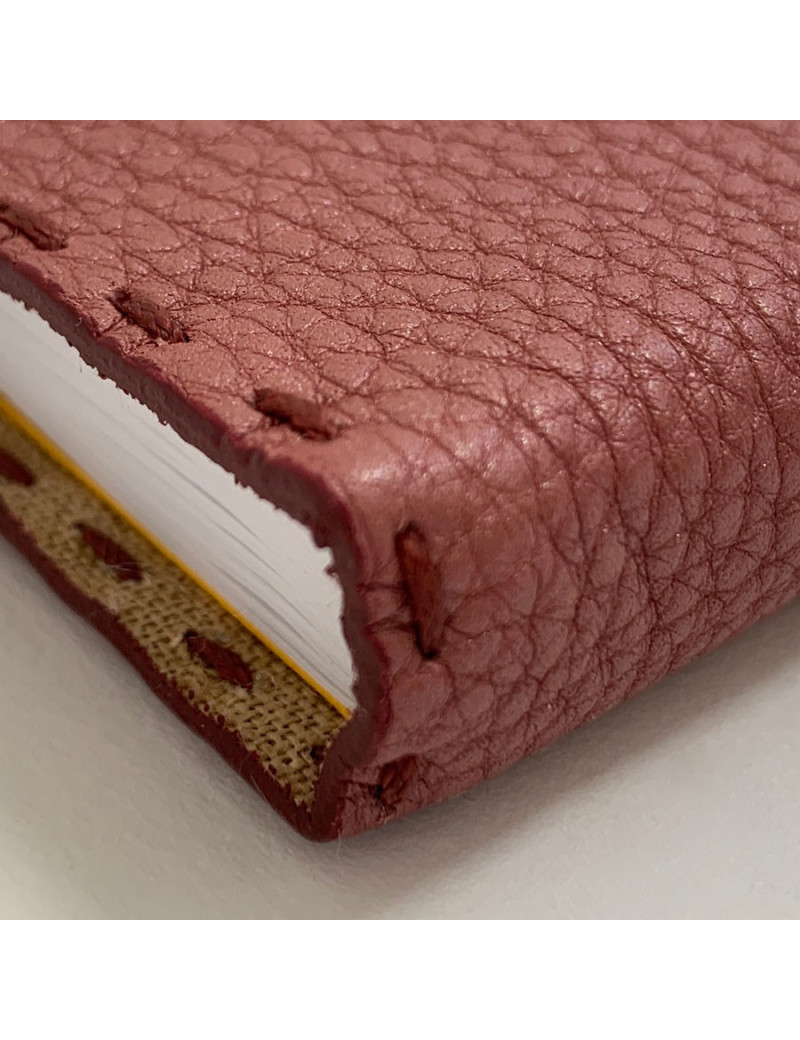 Carnet cuir FENDI rose