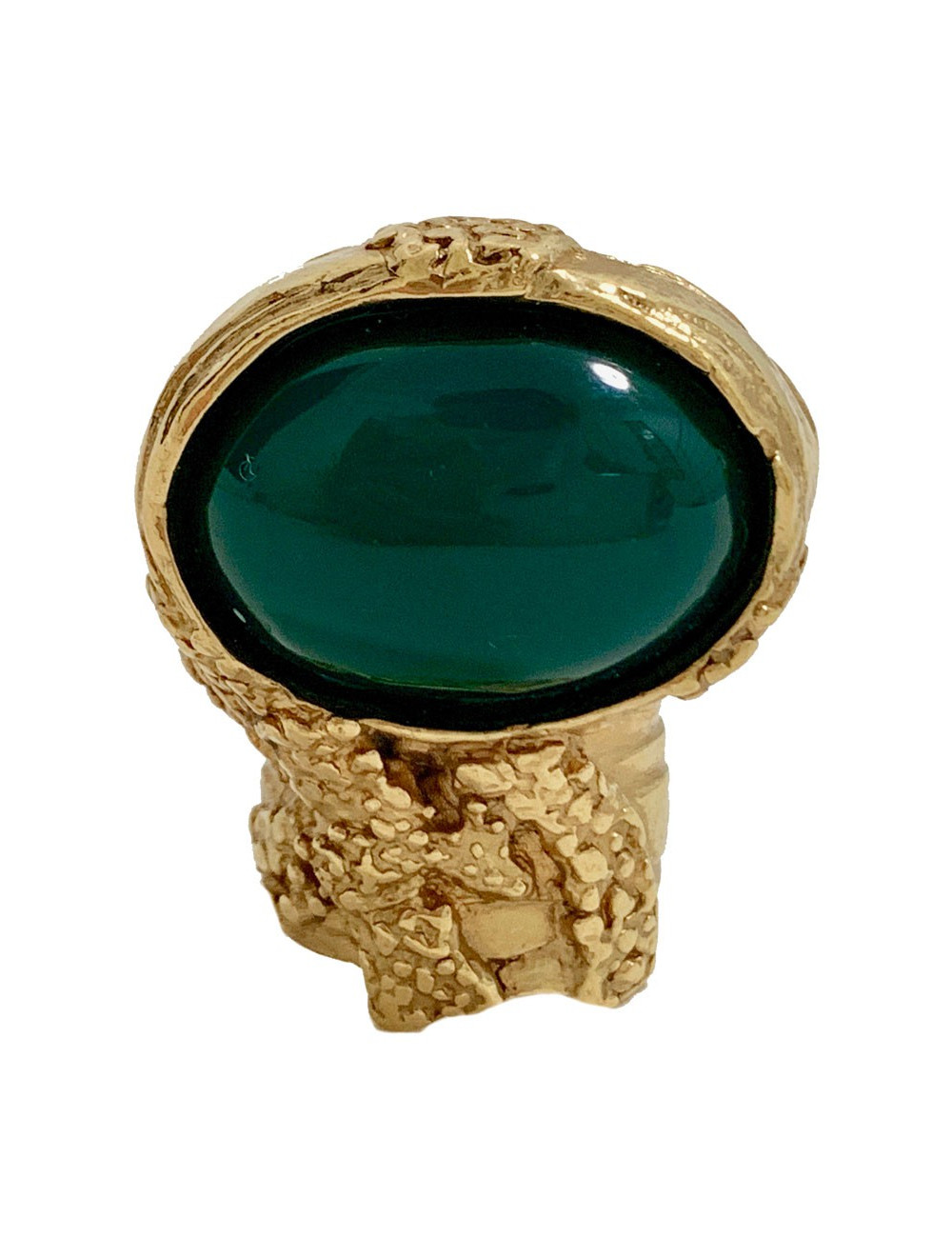 Bague vert sapin YSL SAINT LAURENT par Stefano Pilati