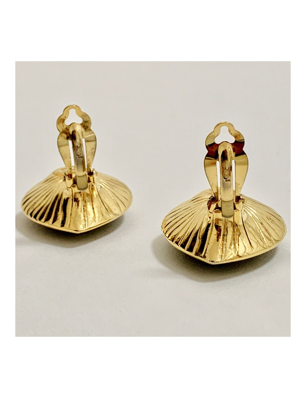 Boucles d'oreille clips YSL SAINT LAURENT