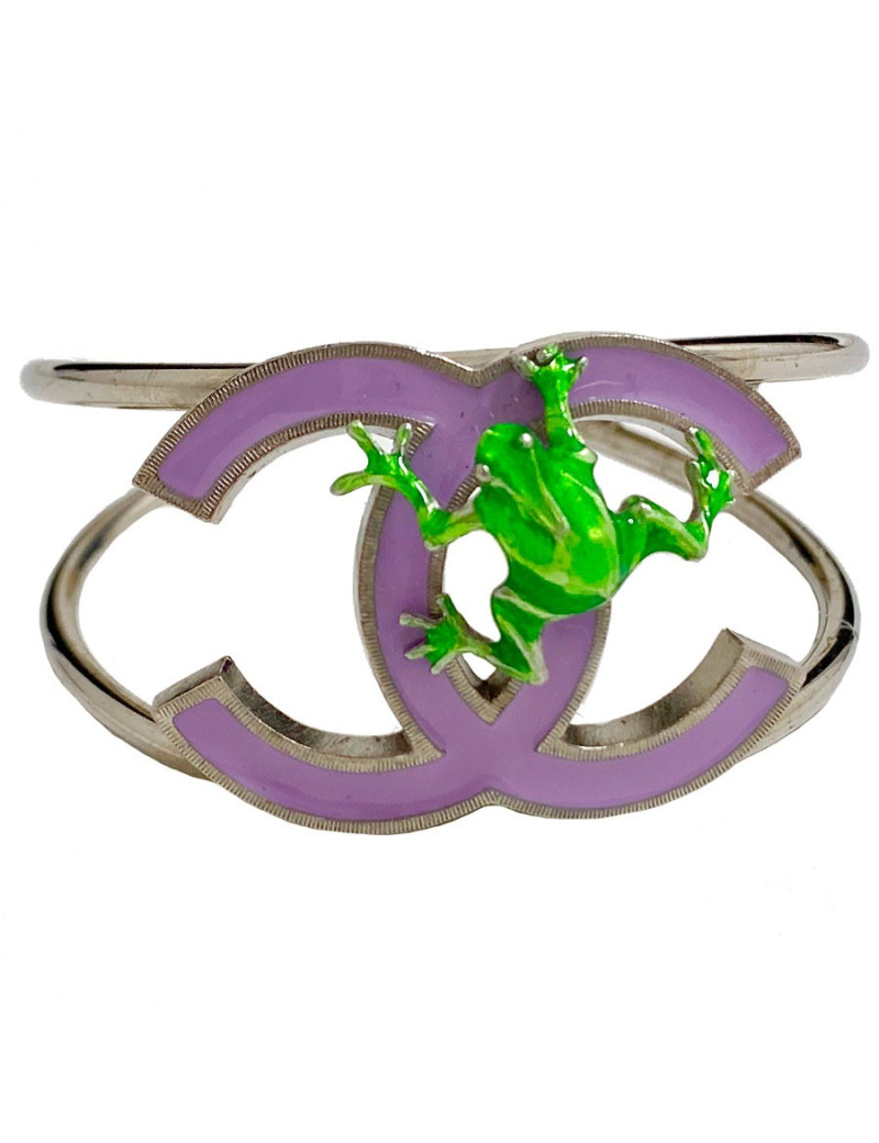 Bracelet CHANEL grenouille verte