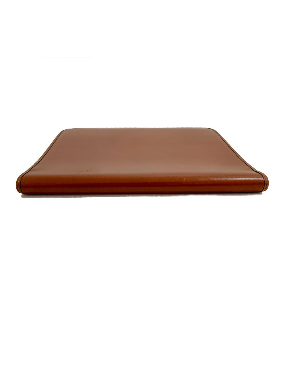 CHRISTIAN DIOR Vintage Brown Leather Directory Cover - Occasion