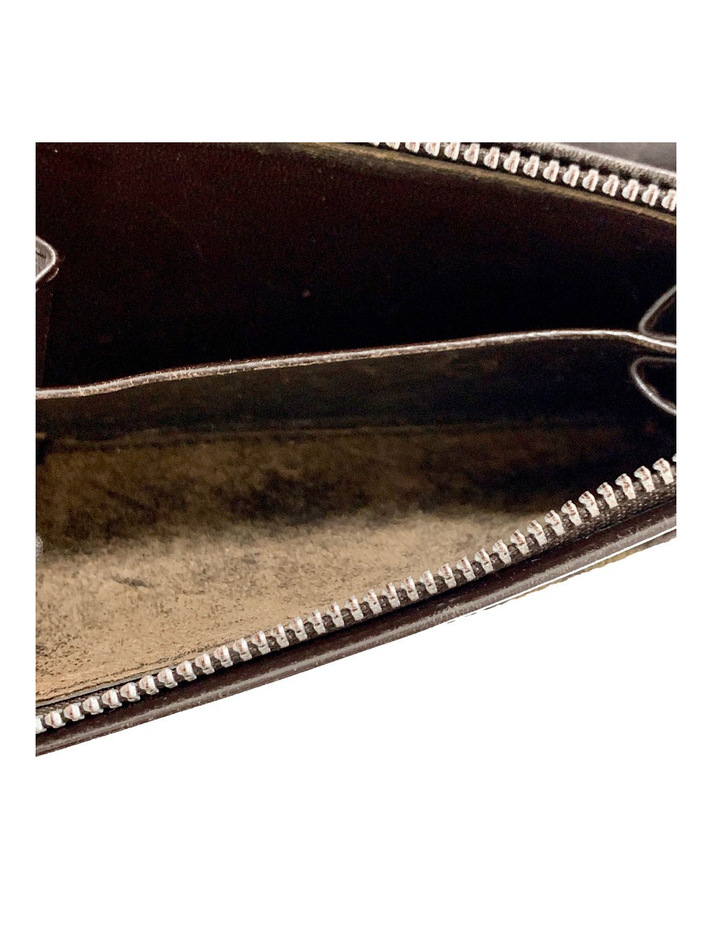 Portefeuille LOUIS VUITTON marron occasion en toile monogram