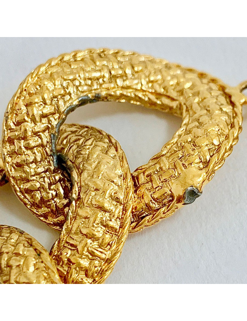 Bracelet gourmette doré