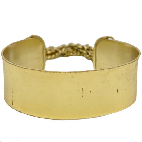 Bracelet JEAN PAUL GAULTIER doré et chaines