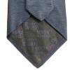 cravatte VERSACE bleue à rayures 100% soie