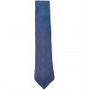 Cravate HERMES bleue à rayures en soie