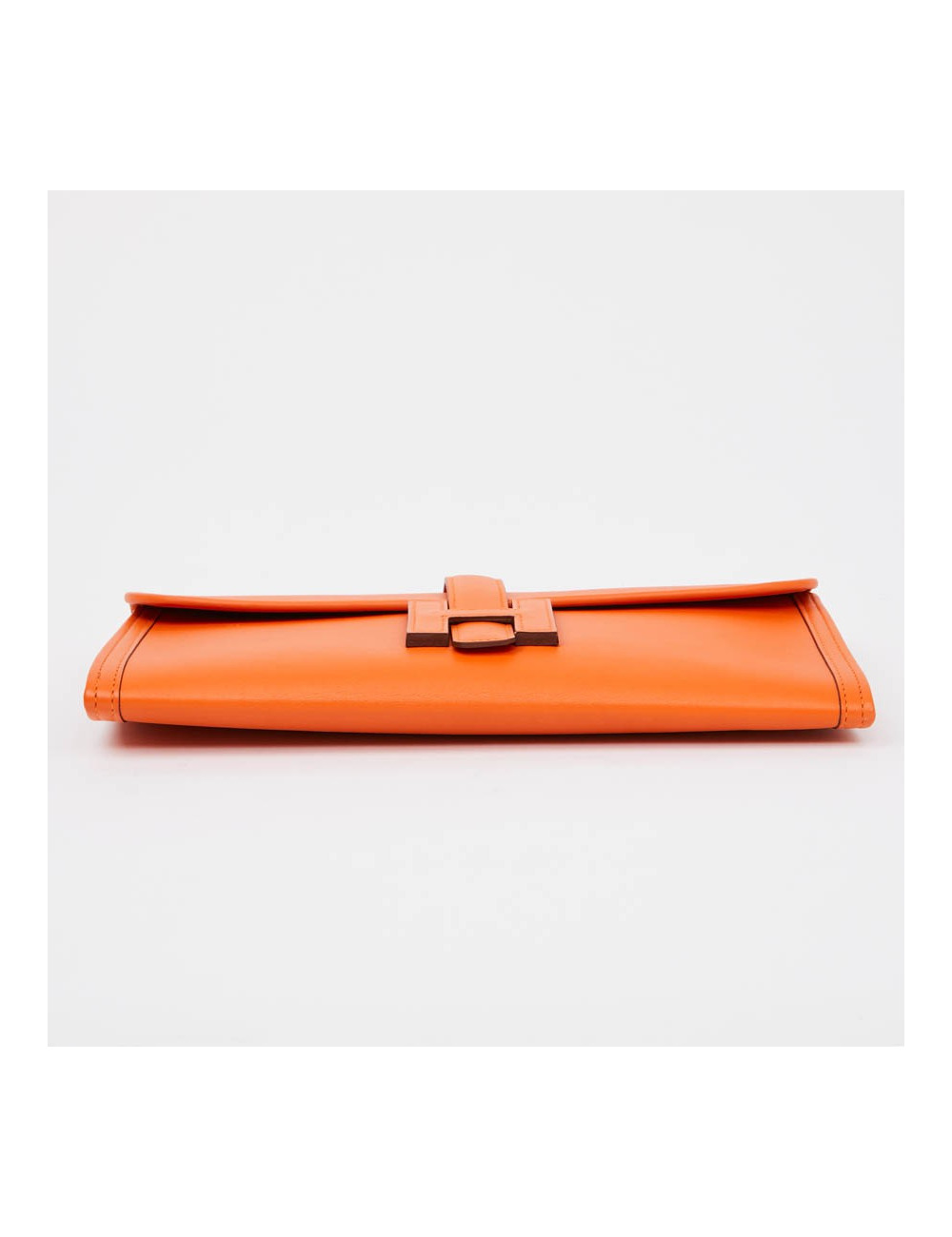 Pochette Jige HERMES cuir orange