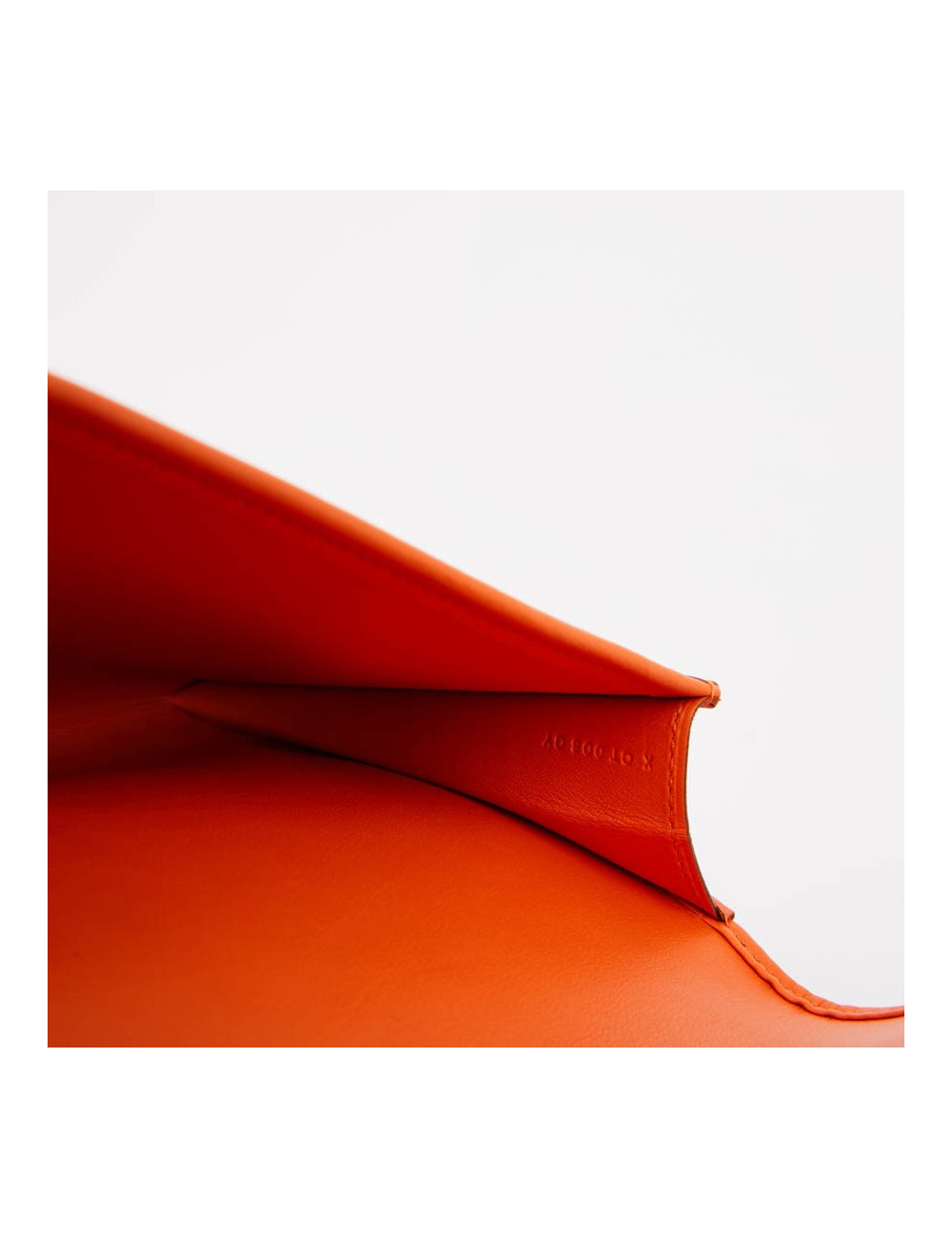 Pochette Jige HERMES cuir orange