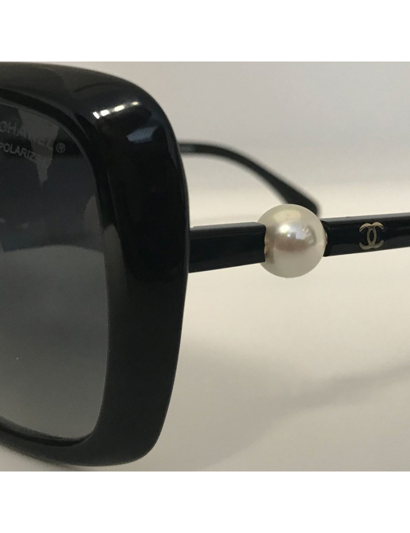 Lunettes de soleil CHANEL perle nacrée 