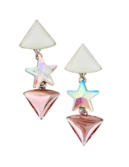 Clips d'oreilles fantaisie années 90