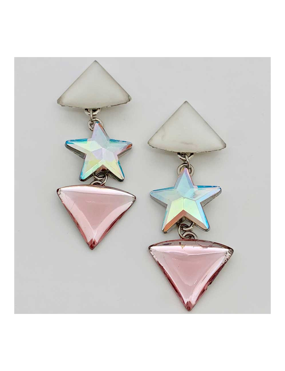 Clips d'oreilles fantaisie années 90