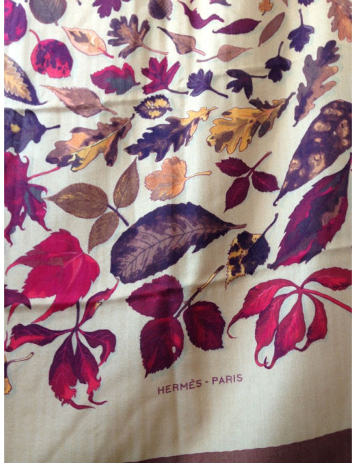Châle HERMÈS cachemire et soie