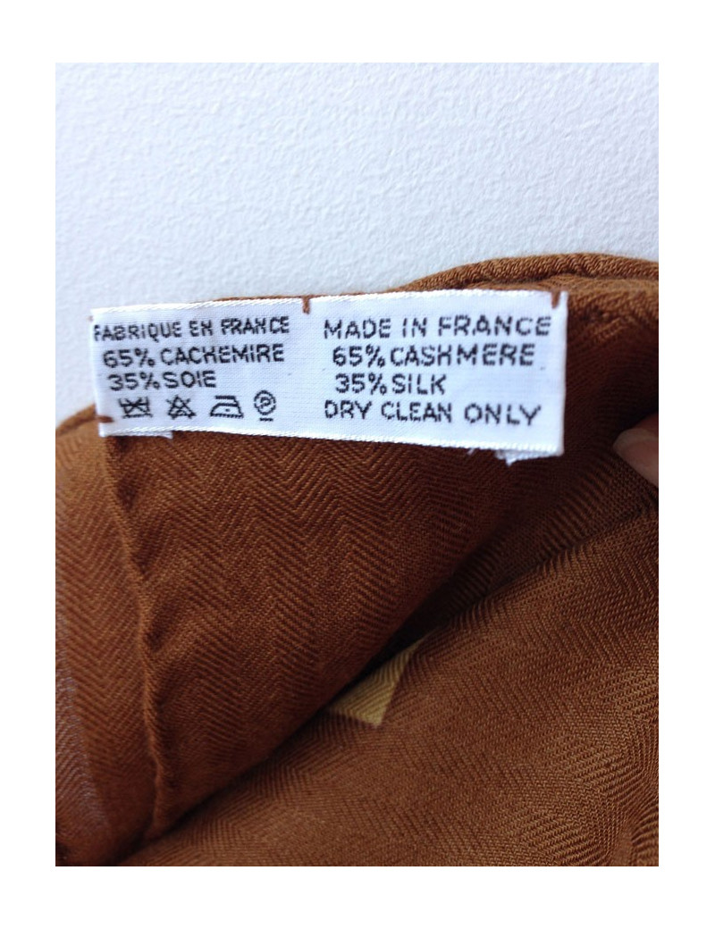 Châle HERMÈS cachemire et soie