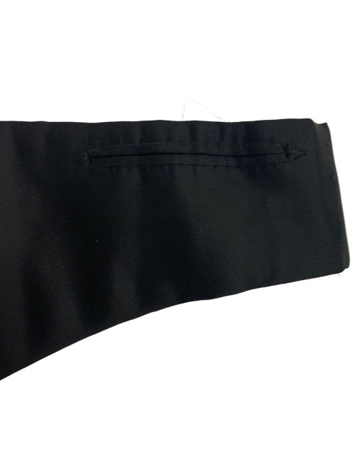 Ceinture de smokinf LANVIN noire