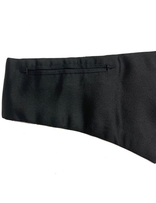 Ceinture de smokinf LANVIN noire