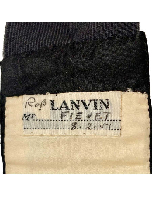 Ceinture de smokinf LANVIN noire