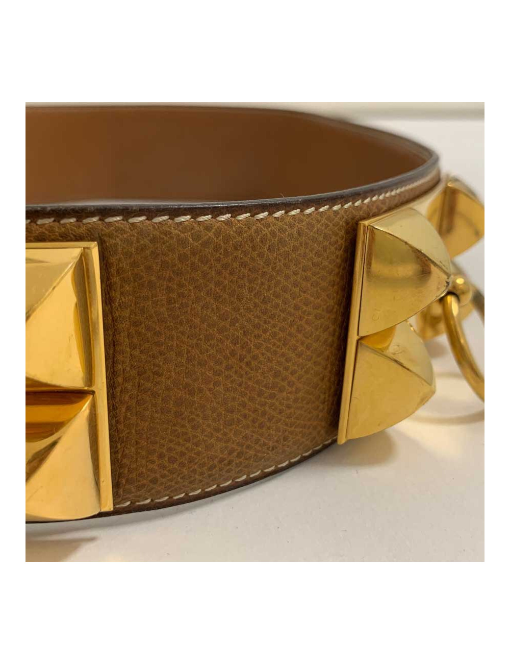 Ceinture CDC HERMES cuir gold