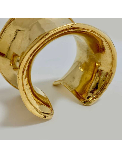 2 Bracelets CHRISTIAN DIOR dorés