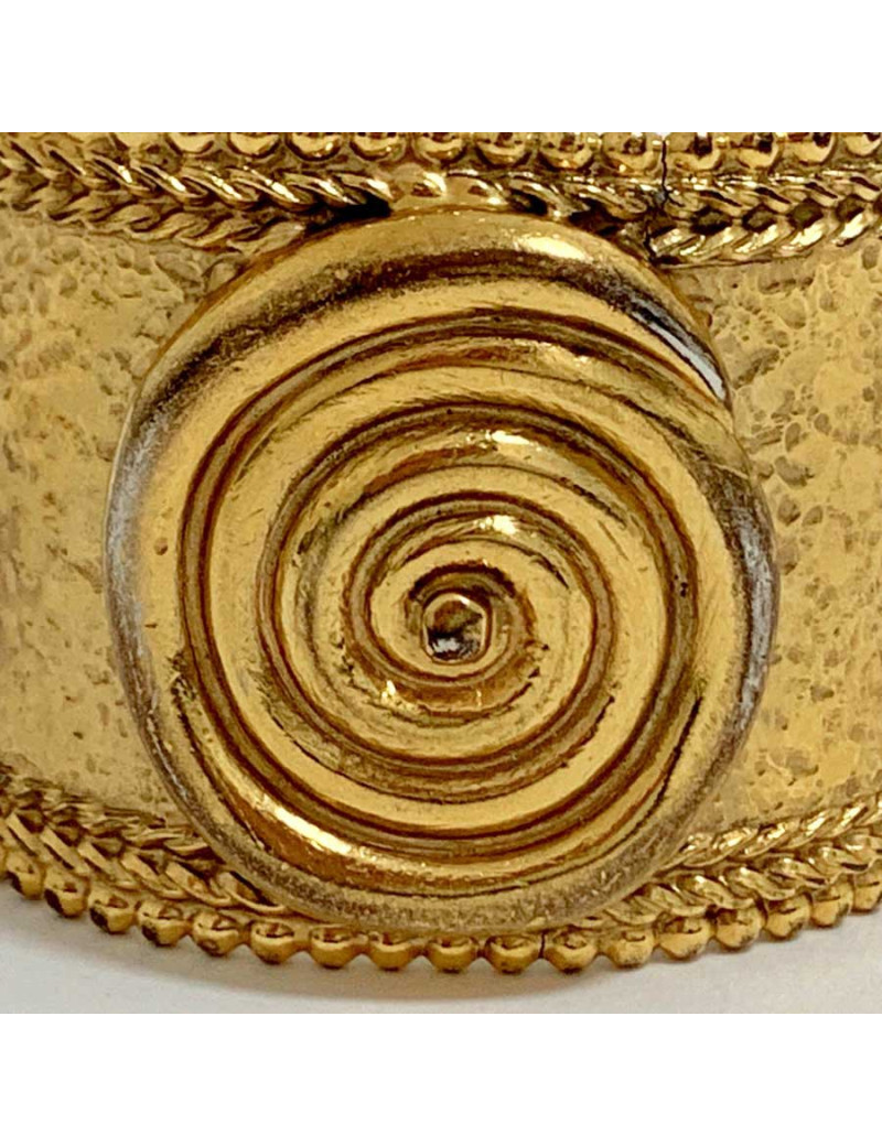 Manchette occasion dorée attribuée à la Maison DIOR