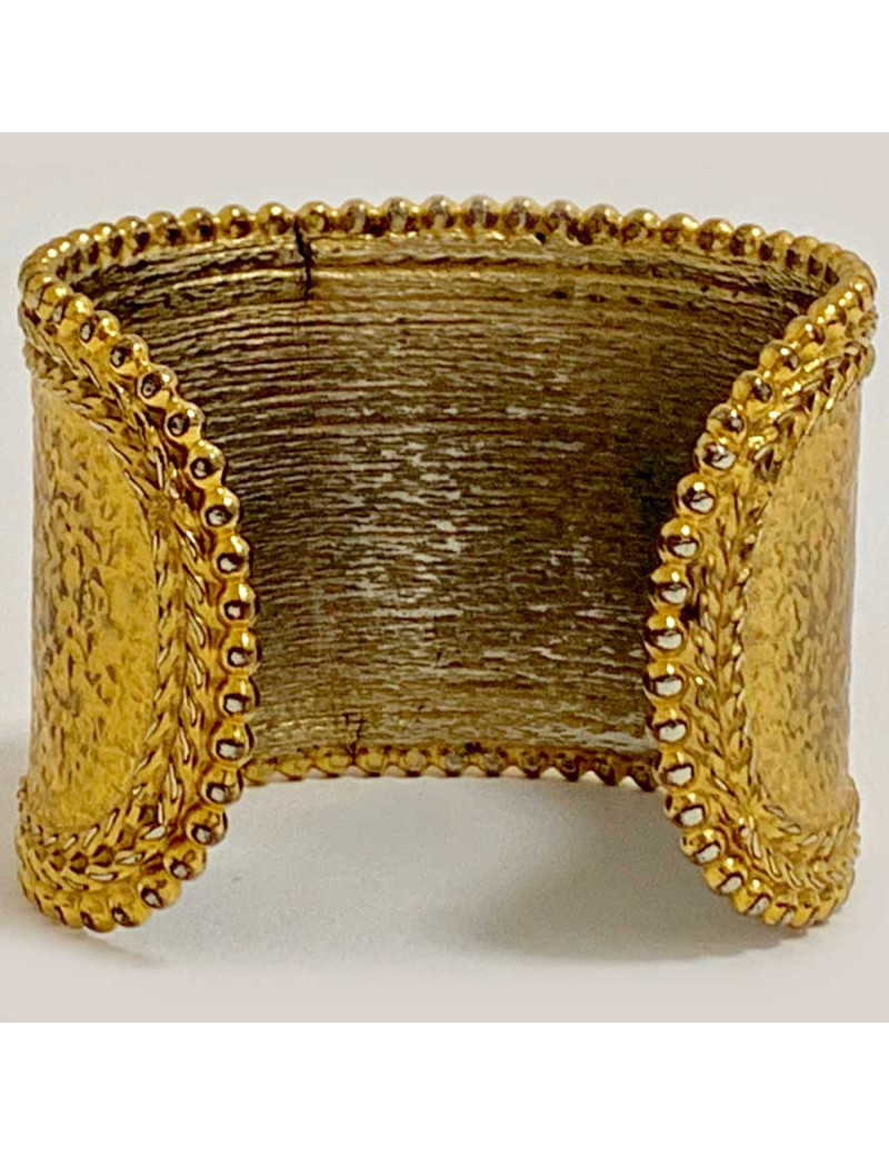 Manchette occasion dorée attribuée à la Maison DIOR