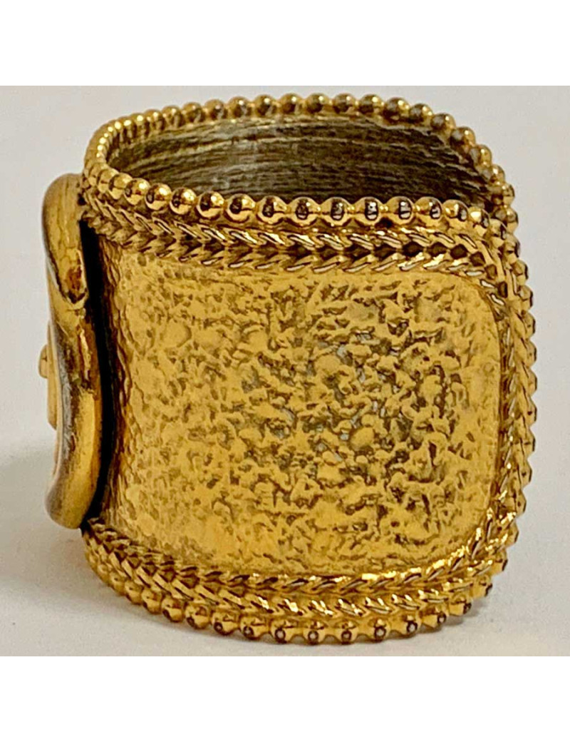 Manchette occasion dorée attribuée à la Maison DIOR