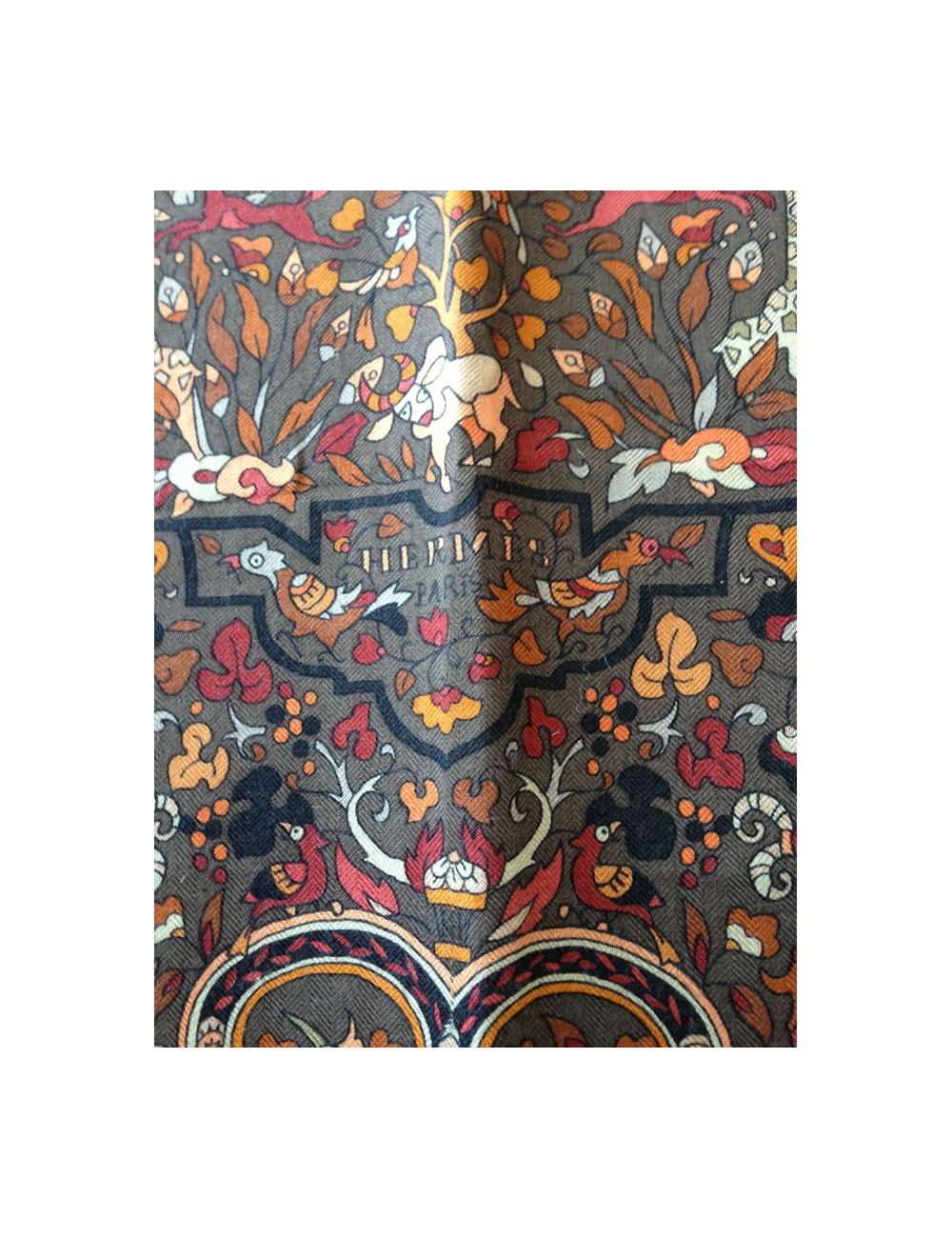 Châle HERMÈS cachemire et soie