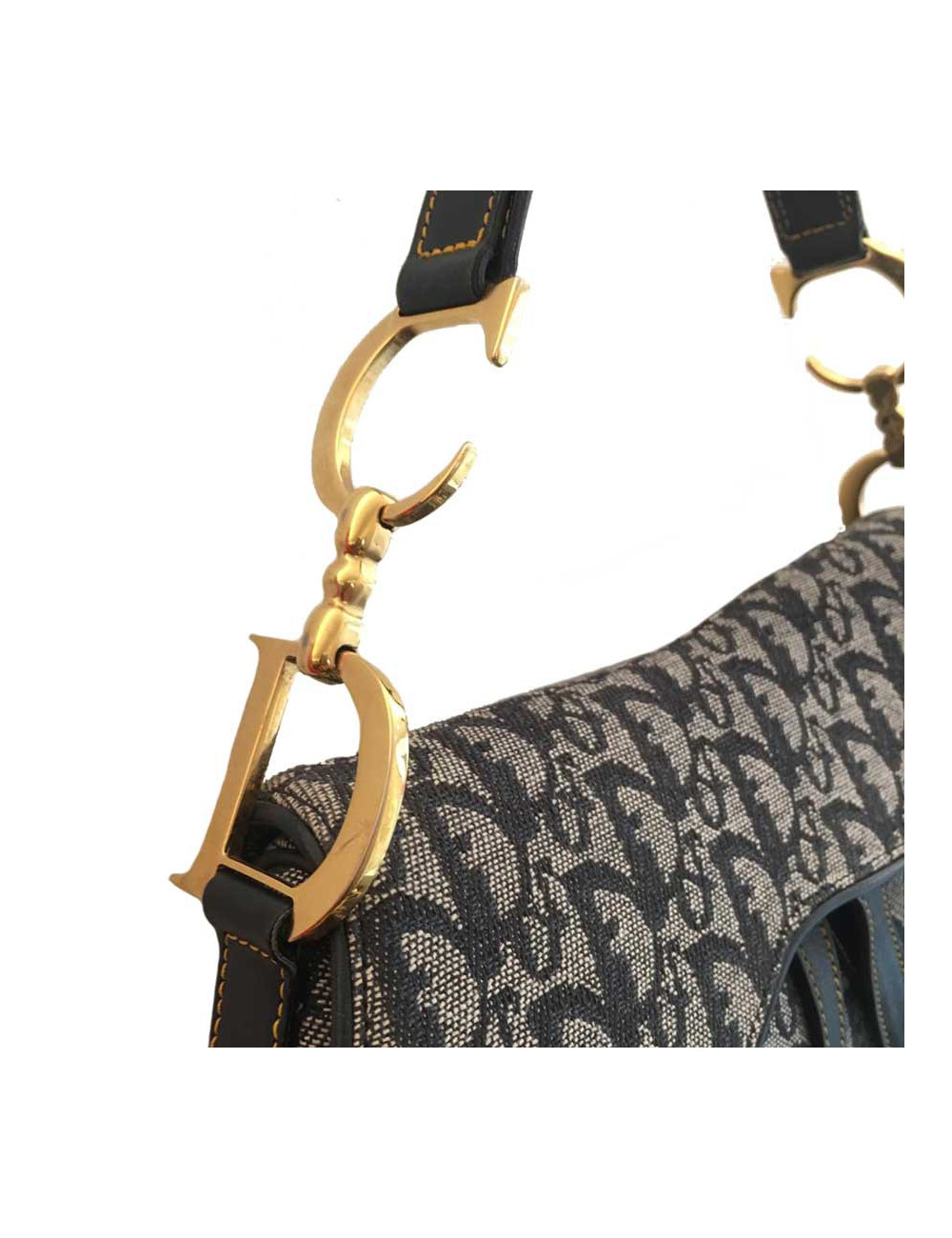 Saddle DIOR toile oblique par John Galliano 