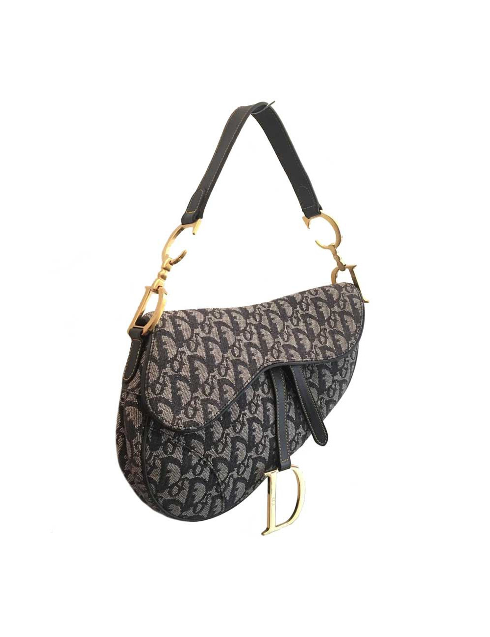 Saddle DIOR toile oblique par John Galliano 