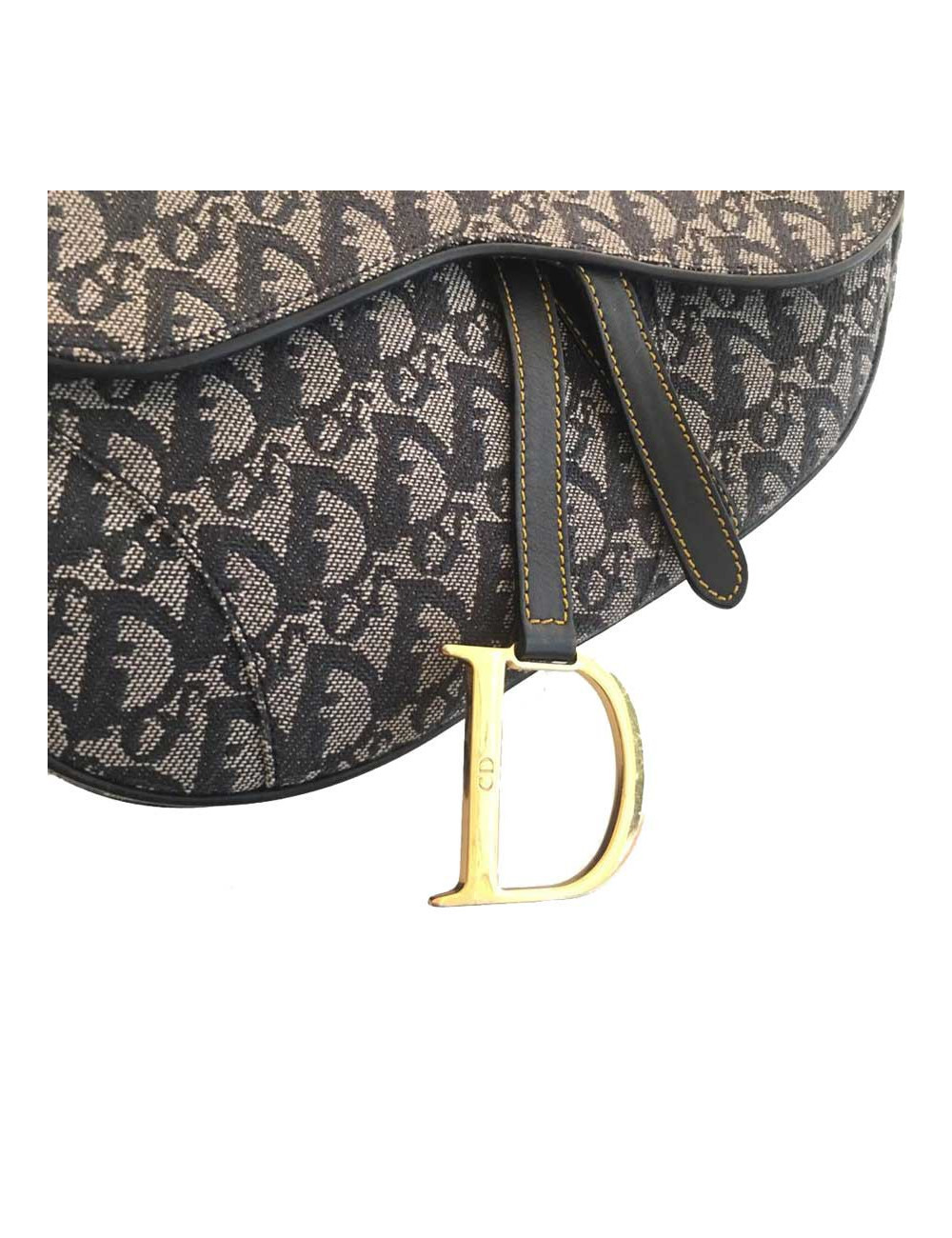 Saddle DIOR toile oblique par John Galliano 