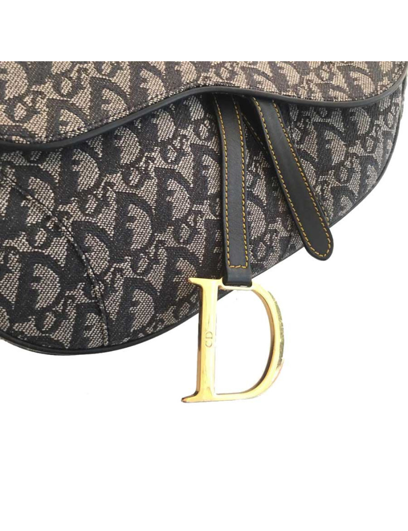 Saddle DIOR toile oblique par John Galliano 
