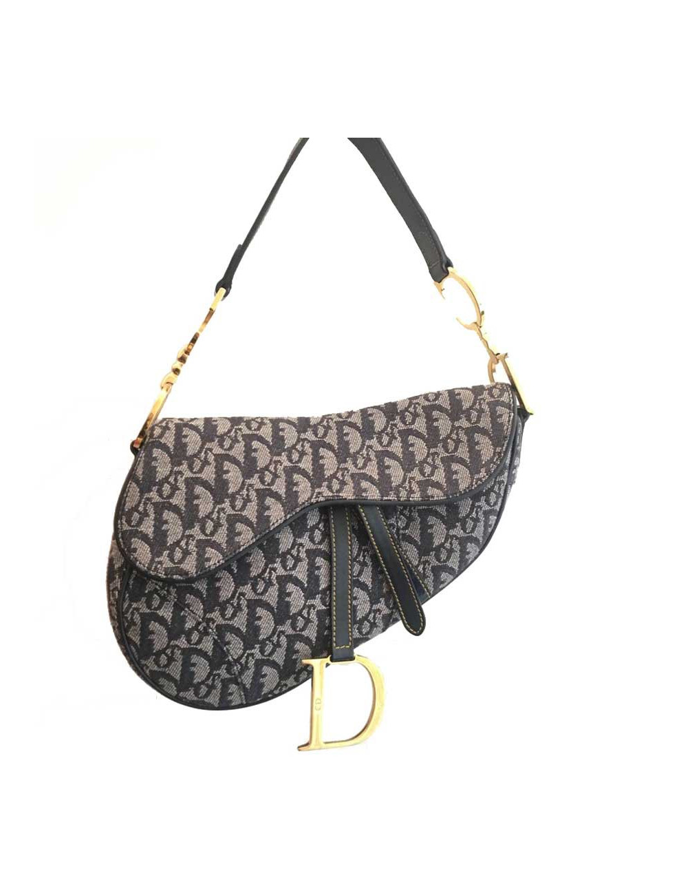 Saddle DIOR toile oblique par John Galliano 