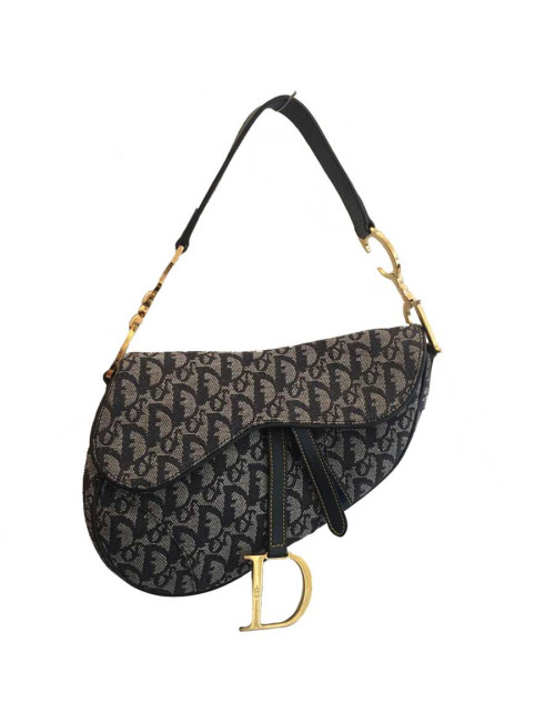 Saddle DIOR toile oblique par John Galliano 